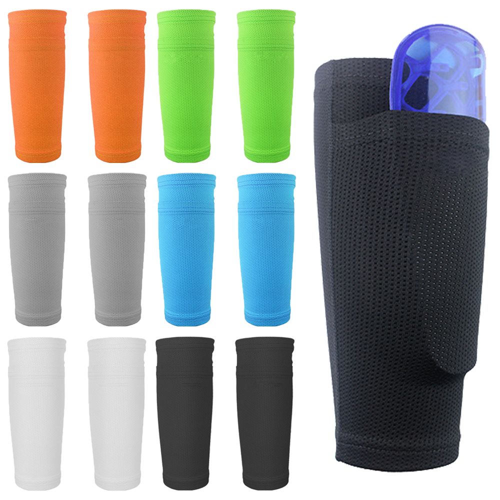 Compression Sleeve Calf - ที่ใส่สนับหน้าแข้งทำจากไนลอนสำหรับเด็กเด็กผู้ชายและผู้ชายปลอกป้องกันขาสำหรับเล่นกีฬาฟุตบอลระบายอากาศได้ดี