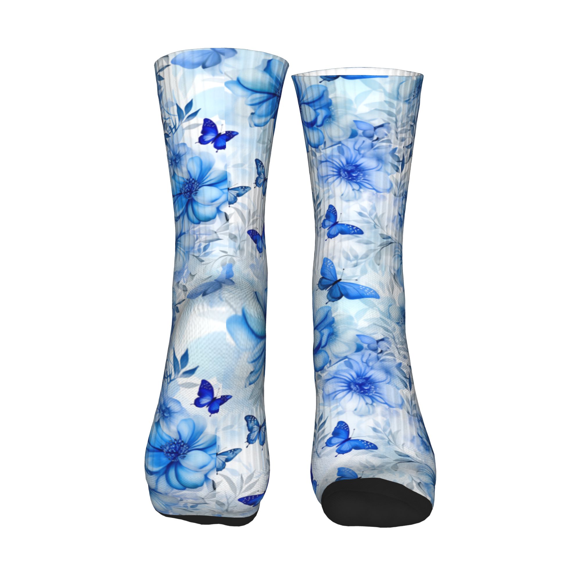 ถุงเท้าบัลเล่ต์ลายผีเสื้อสีฟ้า - Dress Sock Men บทวิจารณ์และราคา